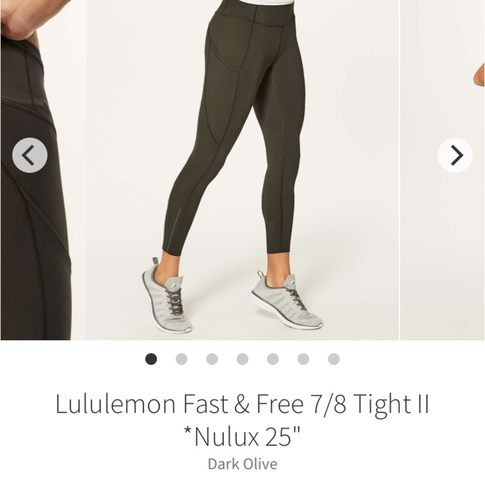 Lululemon fast and free legging